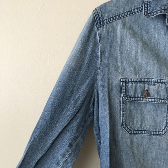 LAST DAY TO PURCHASE! Rubbish Blue Button-Down Shirt Size M - Picture 5 of 13